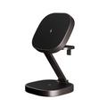 Allity AWC-220-25WMS 3-in-1 langaton laturi 25W - MagSafe-yhteensopiva - grafiittipintainen