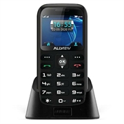 Allview D3 Seniori Puhelin SOS:illa - 3G, Kaksois- SIM - Musta