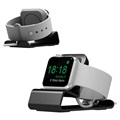 Aluminum Alloy Apple Watch Series SE/6/5/4/3/2/1 Latausjalusta - Harmaa