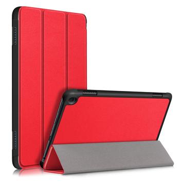 Amazon Fire HD 8 (2020)/8 Plus (2022) Tri-Fold Sarjan Smart Lompakkokotelo - Punainen