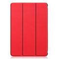 Amazon Fire HD 8 (2020)/8 Plus (2022) Tri-Fold Sarjan Smart Lompakkokotelo - Punainen