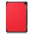 Amazon Fire HD 8 (2020)/8 Plus (2022) Tri-Fold Sarjan Smart Lompakkokotelo - Punainen