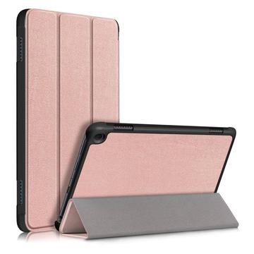 Amazon Fire HD 8 (2020)/8 Plus (2022) Tri-Fold Sarjan Smart Lompakkokotelo - Ruusukulta