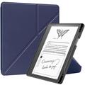 Amazon Kindle Scribe Origami Stand Suojakotelo - Tummansininen