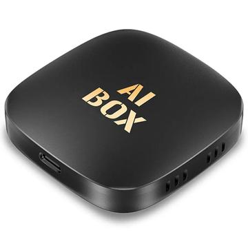 Android 13 CarPlay/Android Auto AI Box, jossa on Mirror Link, AirPlay - musta