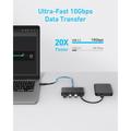 Anker 4-in-1 USB-C-keskitin - 10Gbps data, 100W teho, 4K-ulostulo