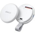 Anker MagGo 3-in-1 magneettinen SD- ja TF-kortinlukija iPhone 15- ja 16-sarjoille - valkoinen