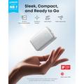 Anker Nano 10000mAh -varavirtalähde sisäänvedettävällä USB-C-kaapelilla - 45W