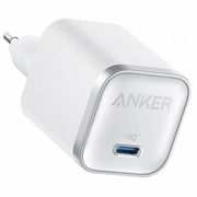 Anker Nano 45W GaN USB-C seinälaturi - Valkoinen