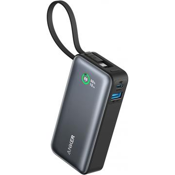 Anker Nano 545 10000mAh Powerbank USB-C-kaapelilla - 30W