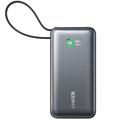 Anker Nano 545 10000mAh Powerbank USB-C-kaapelilla - 30W
