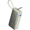 Anker Nano 545 10000mAh Powerbank USB-C-kaapelilla - 30W - vihreä