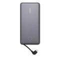 Anker PowerCore+ Pro 10000mAh Power Bank Lightning-kaapelilla - harmaa