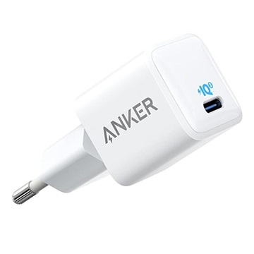 Anker PowerPort III Nano USB-C Laturi - 20W - Valkoinen