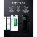 Anker Prime 27650mAh -varavirtalähde, 250W - PD 3.1, kaksi USB-C-liitäntää, USB-A, älynäyttö - musta