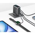 Anker Zolo 140W GaN pöytälaturi USB-C-kaapelilla - musta