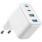 Anker Zolo 50W:n seinälaturi - 2x USB-C, 2x USB-A - valkoinen