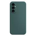 Samsung Galaxy A14/A14 5G Anti-Fingerprints Matta TPU Suojakuori - Tummanvihreä