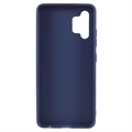 Samsung Galaxy A32 (4G) Anti-Fingerprints Matta TPU Suojakuori - Tummansininen