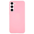 Samsung Galaxy S23 5G Anti-Fingerprints Matta TPU Suojakuori - Pinkki