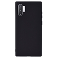 Anti-Fingerprints Matta Samsung Galaxy Note10+ TPU Suojakuori - Musta