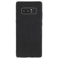 Anti-Fingerprints Matta Samsung Galaxy Note8 TPU Suojakuori - Musta