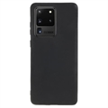 Anti-Fingerprints Matta Samsung Galaxy S20 Ultra TPU Suojakuori - Musta