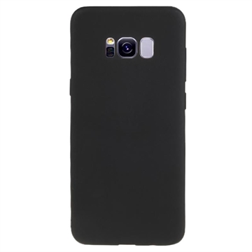 Anti-Fingerprints Matta Samsung Galaxy S8+ TPU Suojakuori - Musta