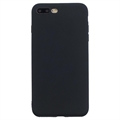 Anti-Fingerprints Matta iPhone 7 Plus/8 Plus TPU Suojakuori - Musta