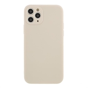 iPhone 11 Pro Anti-Fingerprints Matta TPU Suojakuori - Beige