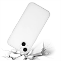 iPhone 15 Anti-Fingerprints Matta TPU Suojakuori - Valkoinen