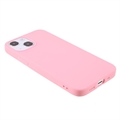 Anti-Fingerprints Matta iPhone 13 Mini TPU Suojakuori - Pinkki