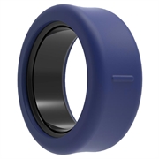 Oura Ring 5, Samsung Galaxy Ring naarmuuntumaton silikonikotelo - Koko: 10/11/12/13 - tummansininen