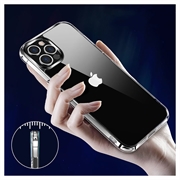 iPhone 12 Pro Max Anti-Shock Hybridikotelo - Läpinäkyvä
