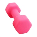Anti-Slip Fitness Neoprene Dumbbell - 1kg - Pink