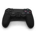 Anti-Slip Grip Silikonisuojus Suojakotelo PS4-ohjaimelle - Musta