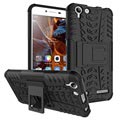 Lenovo Vibe K5, Vibe K5 Plus Anti-Slip Hybridikotelo - Musta