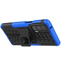 Liukumaton Motorola Edge 20 Pro Hybridikotelo - Sininen / Musta