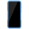 Liukumaton Samsung Galaxy A40 Hybridikotelo Jalustalla - Sininen / Musta