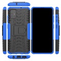 Anti-Slip Samsung Galaxy A51 Hybridikotelo Jalustalla - Sininen / Musta