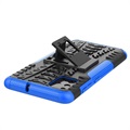 Anti-Slip Samsung Galaxy A51 Hybridikotelo Jalustalla - Sininen / Musta