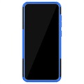 Liukumaton Samsung Galaxy A70 Hybridikotelo Jalustalla - Sininen / Musta