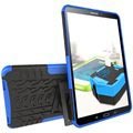 Samsung Galaxy Tab A 10.1 (2016) T580, T585 Liukuesteillä Kotelo - Musta / Sininen