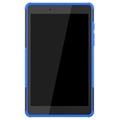 Anti-Slip Samsung Galaxy Tab A 8.0 (2019) Hybridikotelo - Sininen / Musta