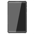 Liukumaton Samsung Galaxy Tab A7 Lite Hybridikotelo Jalustalla - Musta