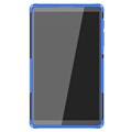 Liukumaton Samsung Galaxy Tab A7 Lite Hybridikotelo Jalustalla - Sininen / Musta