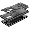 Liukumaton Xiaomi Redmi 9C, Redmi 9C NFC Hybridikotelo Jalustalla - Musta