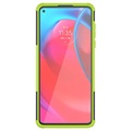 Liukumaton Xiaomi Redmi 9C, Redmi 9C NFC Hybridikotelo Jalustalla - Vihreä / Musta