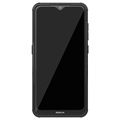 Nokia 6.2/7.2 Liukumaton Hybridikotelo Jalustalla - Musta