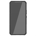 Liukumaton Samsung Galaxy S22 5G Hybridikotelo - Musta